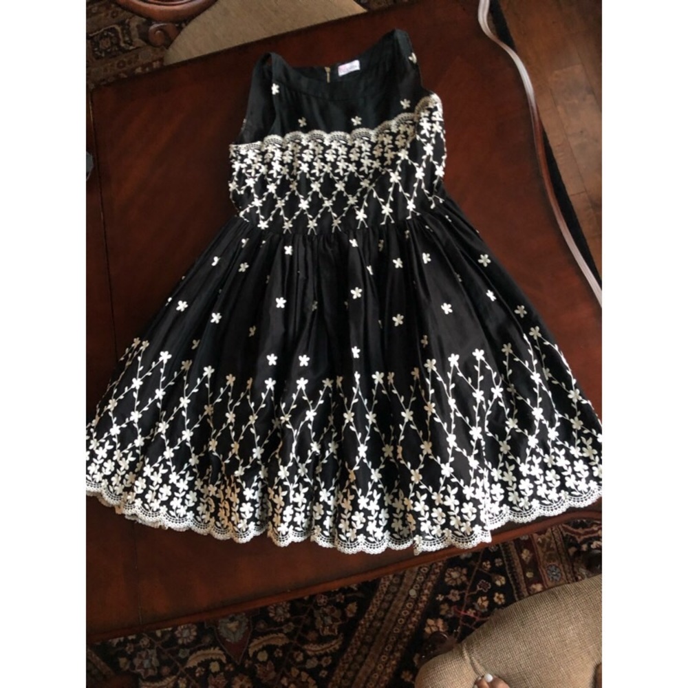 Red Valentino Floral Embroided Dress
